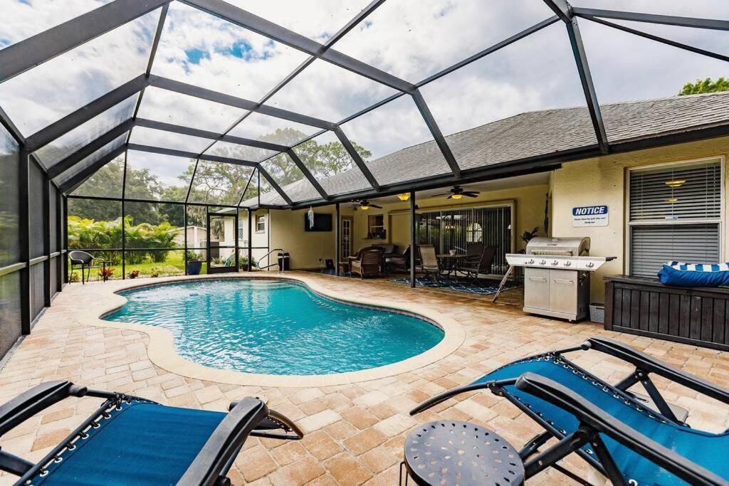 Sunny Oasis Getaway -Heated Pool-Mini Golf-Near Beach Nokomis Esterno foto